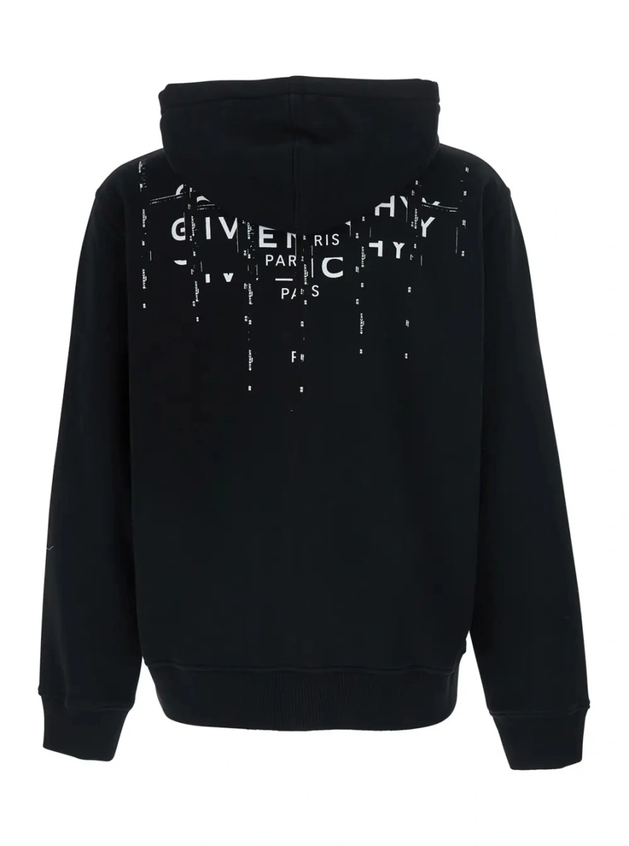 Hanorac Givenchy negru din bumbac - Img 2