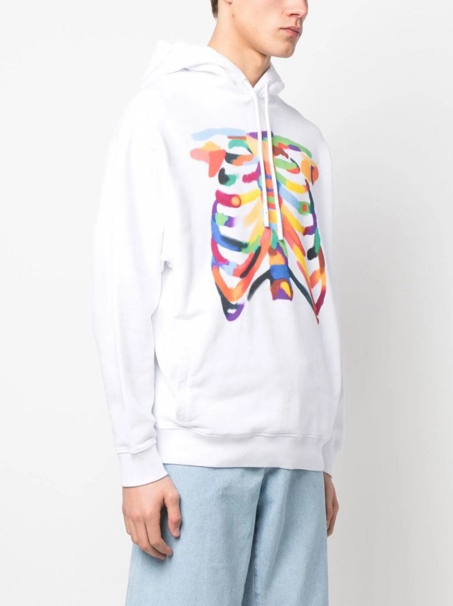 Hanorac Marcelo Burlon alb - Img 3