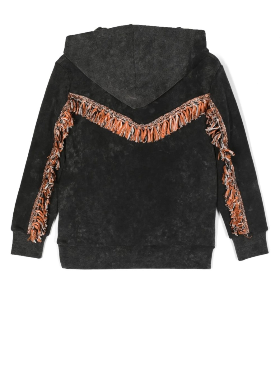 Hanorac Marcelo Burlon negru din bumbac - Img 2