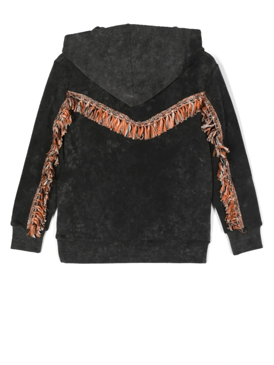 Hanorac Marcelo Burlon negru din bumbac - Img 2