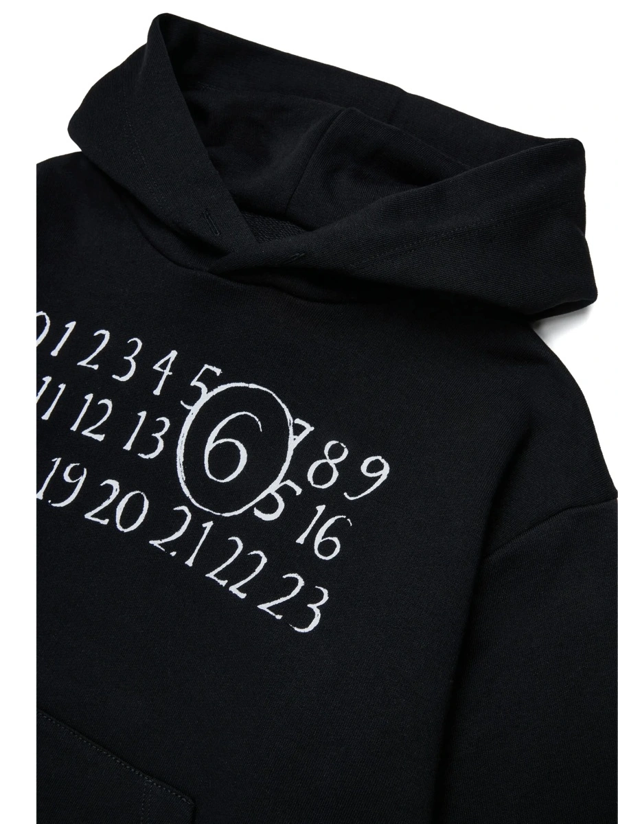 Hanorac MM6 Maison Margiela negru - Img 3