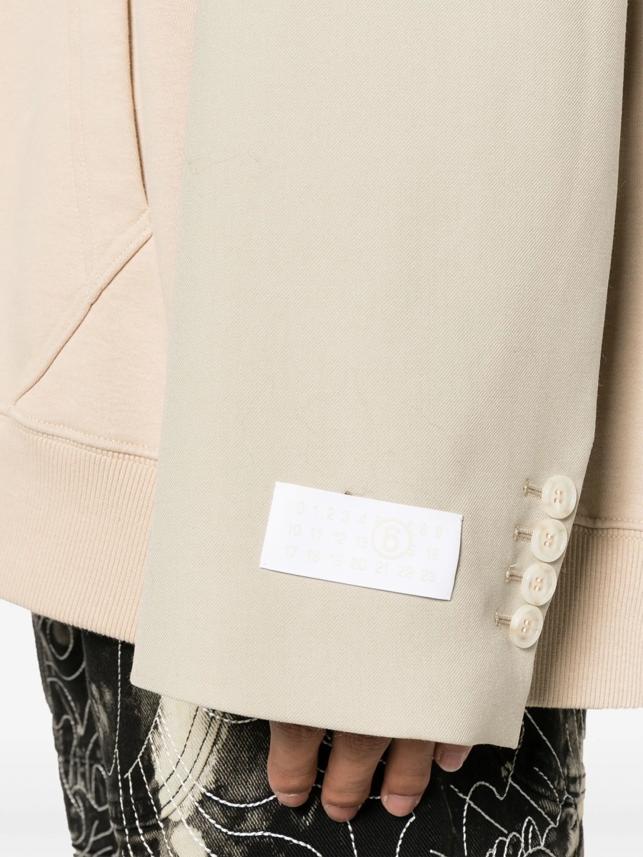 Hanorac MM6 Maison Margiela neutru din bumbac si polyester - Img 5