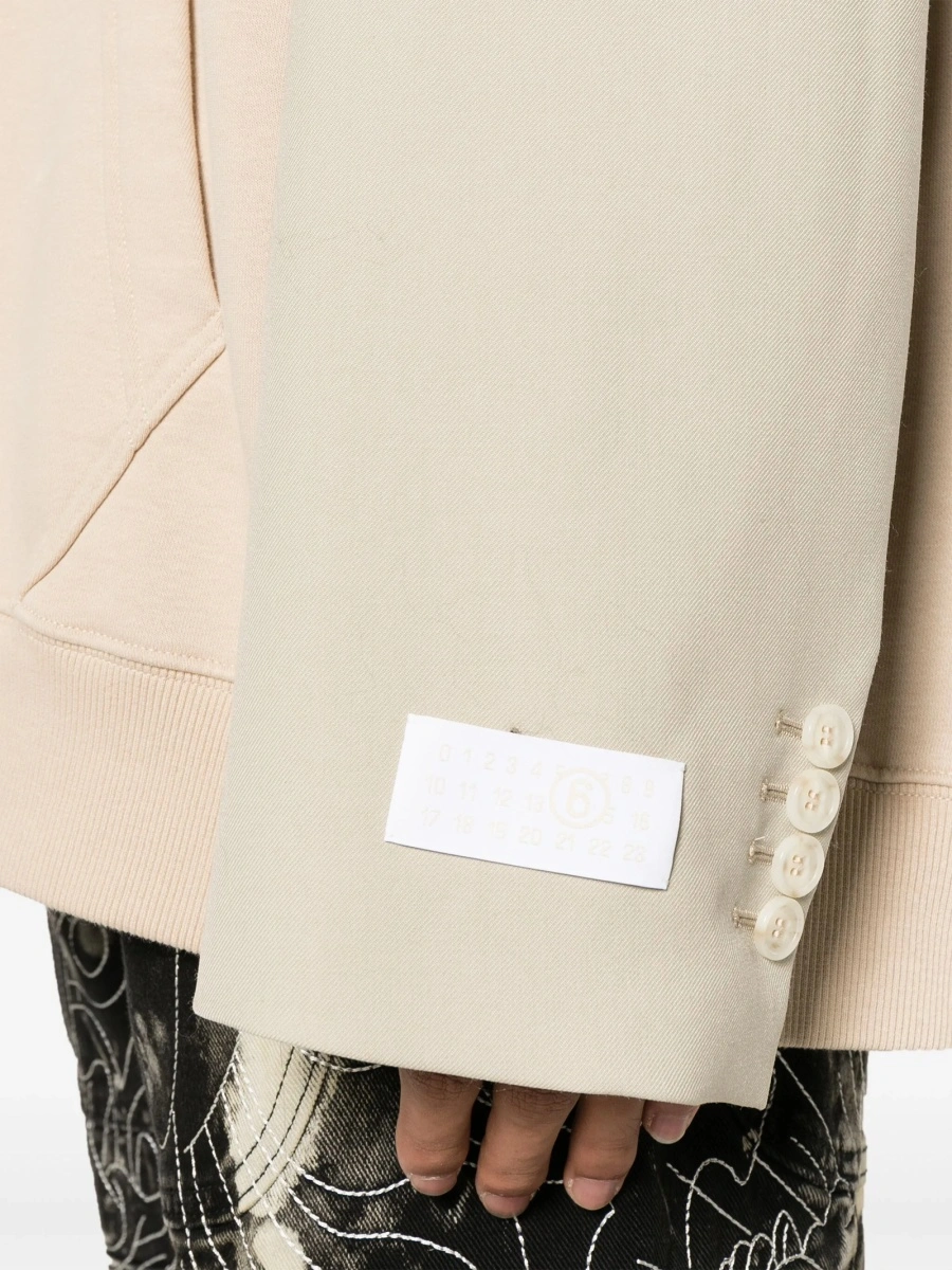 Hanorac MM6 Maison Margiela neutru din bumbac si polyester - Img 5