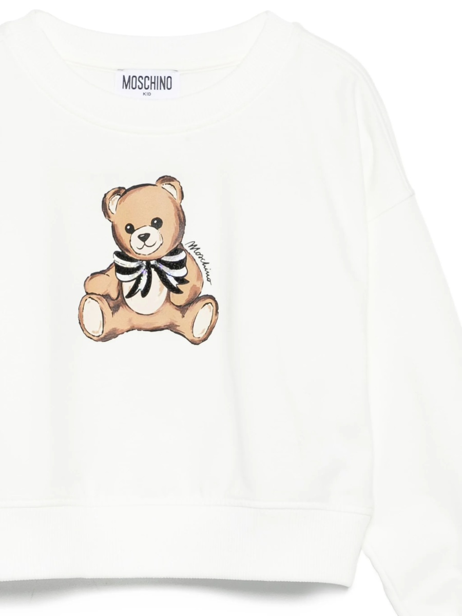 Hanorac Moschino alb - Img 3
