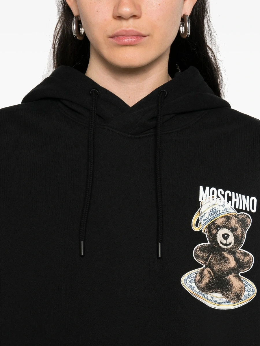 Hanorac Moschino negru - Img 5