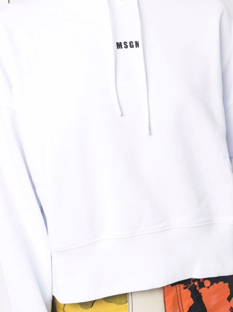 Hanorac MSGM alb - Img 5