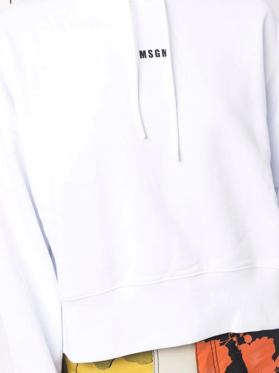 Hanorac MSGM alb - Img 5