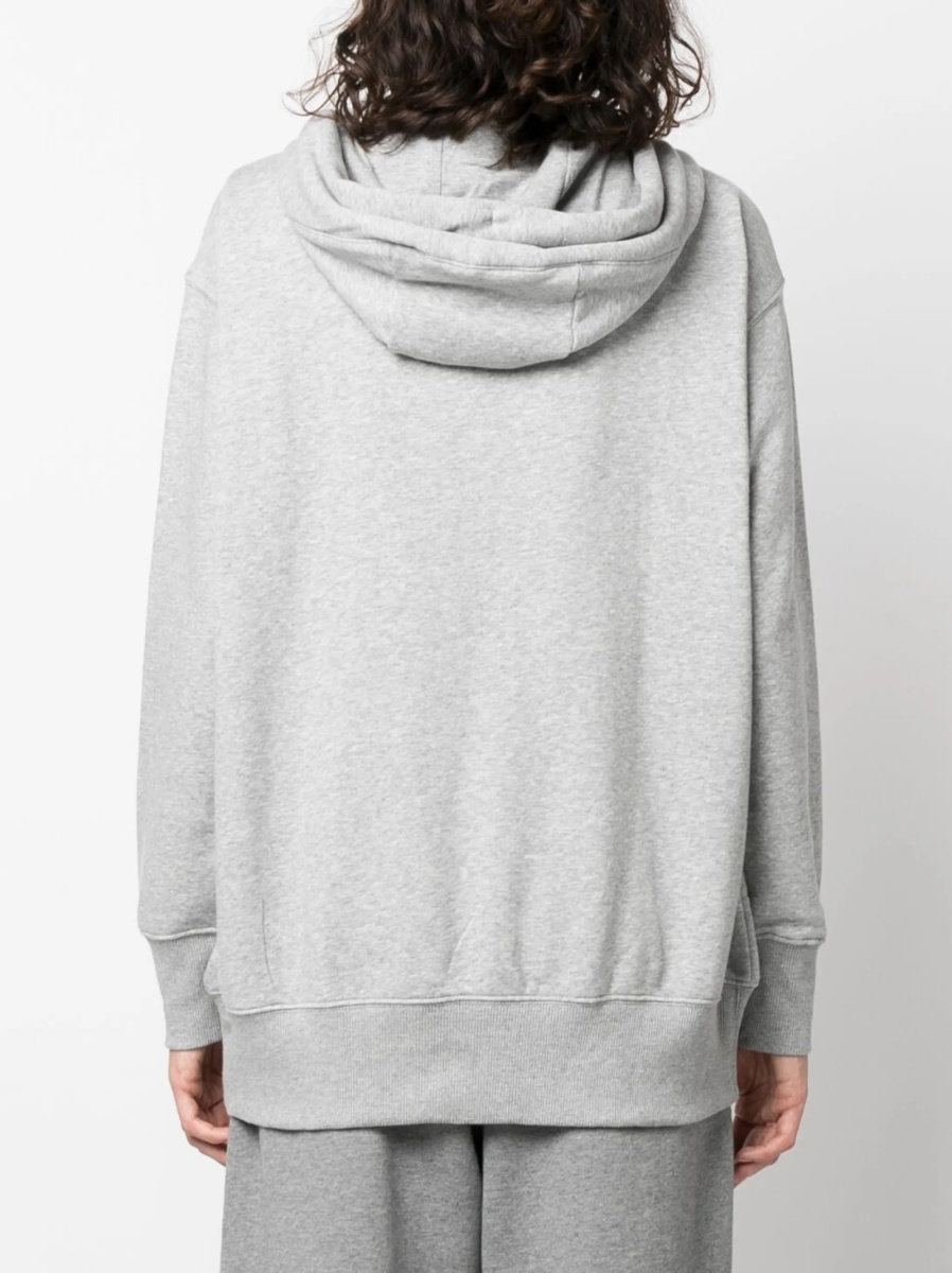 Hanorac Nike gri din bumbac si polyester - Img 4