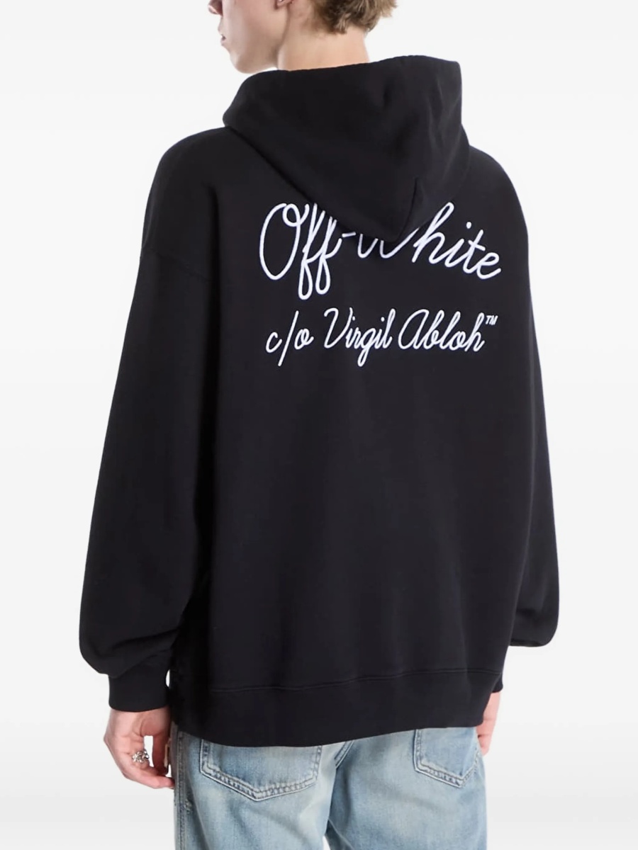 Hanorac Off-White negru - Img 3
