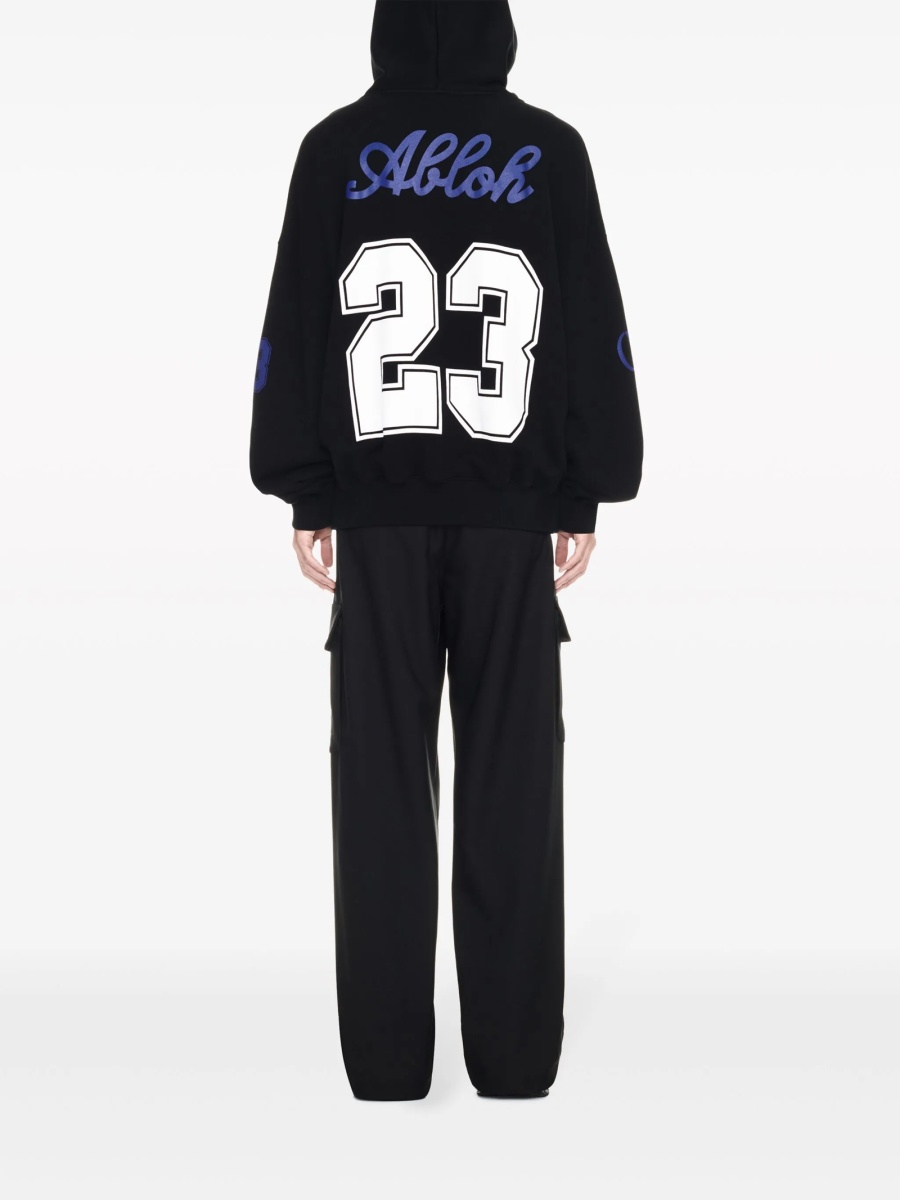 Hanorac Off-White Varsity negru - Img 4