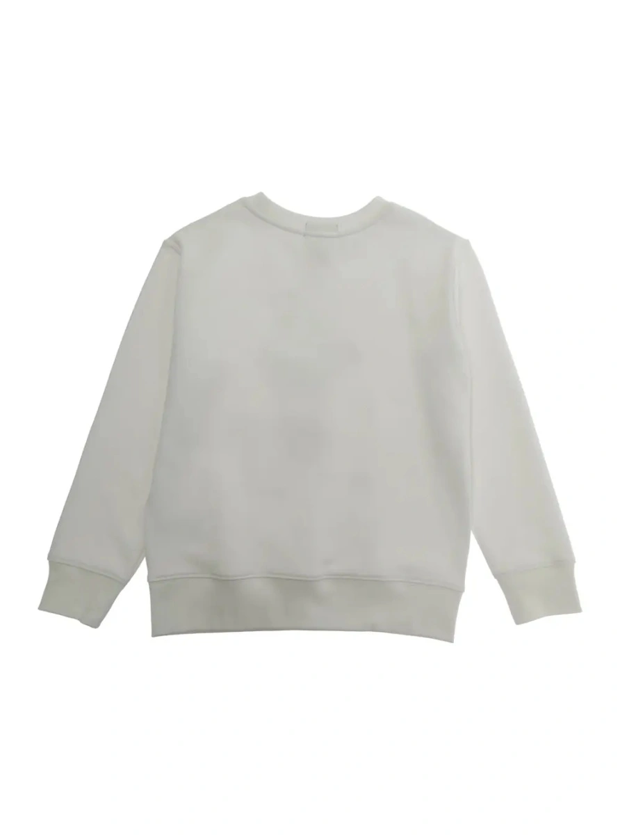 Hanorac Ralph Lauren alb din bumbac 'KNIT-PULLOVER-SWEATSHIRT' - Img 2