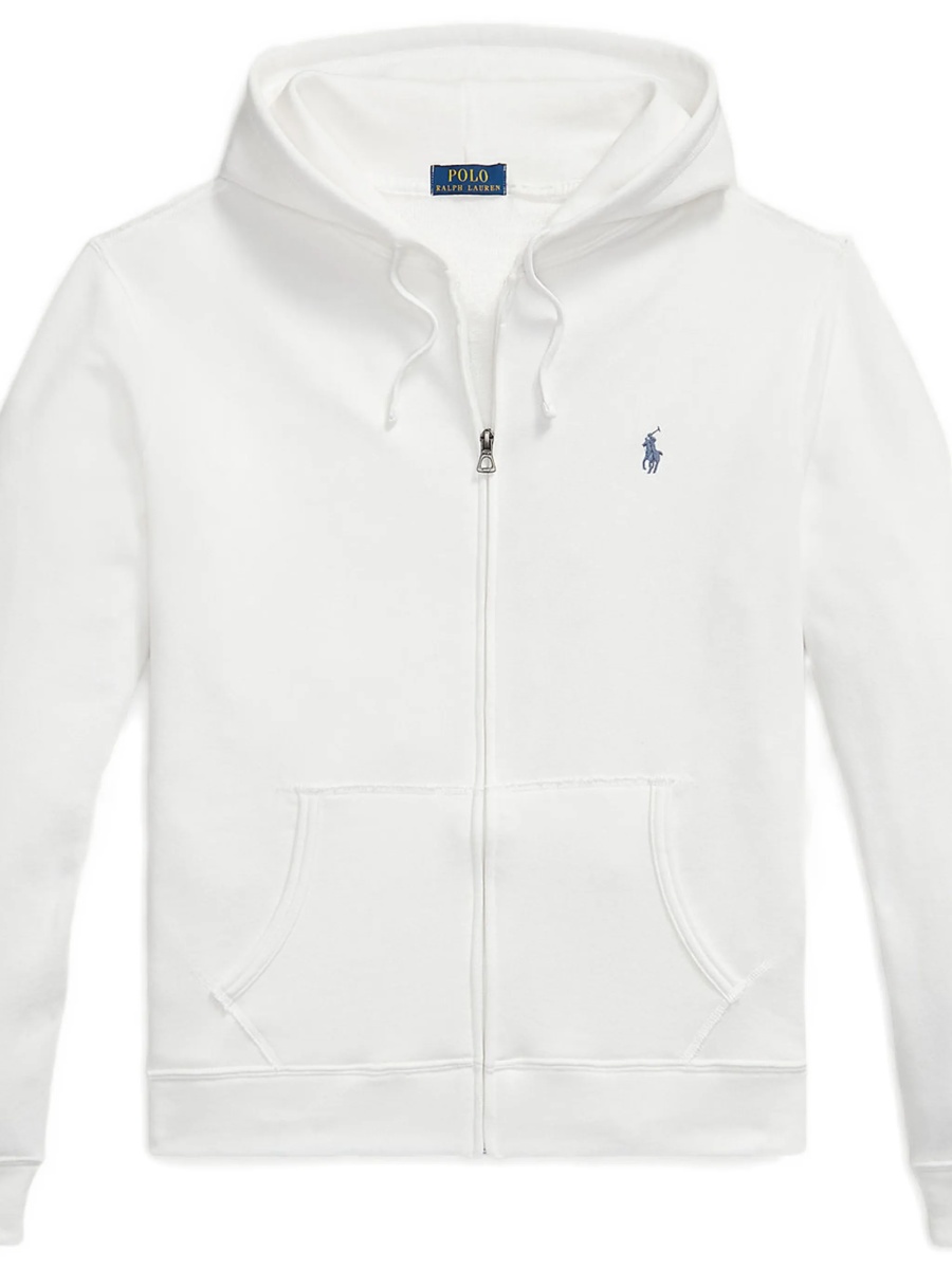 Hanorac Ralph Lauren alb din bumbac si polyester - Img 2
