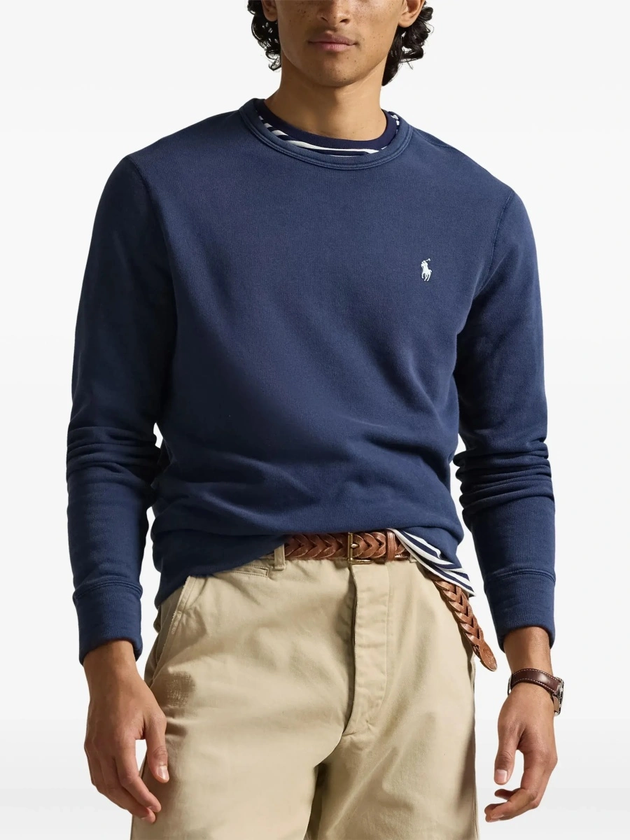 Hanorac Ralph Lauren albastru din bumbac - Img 5