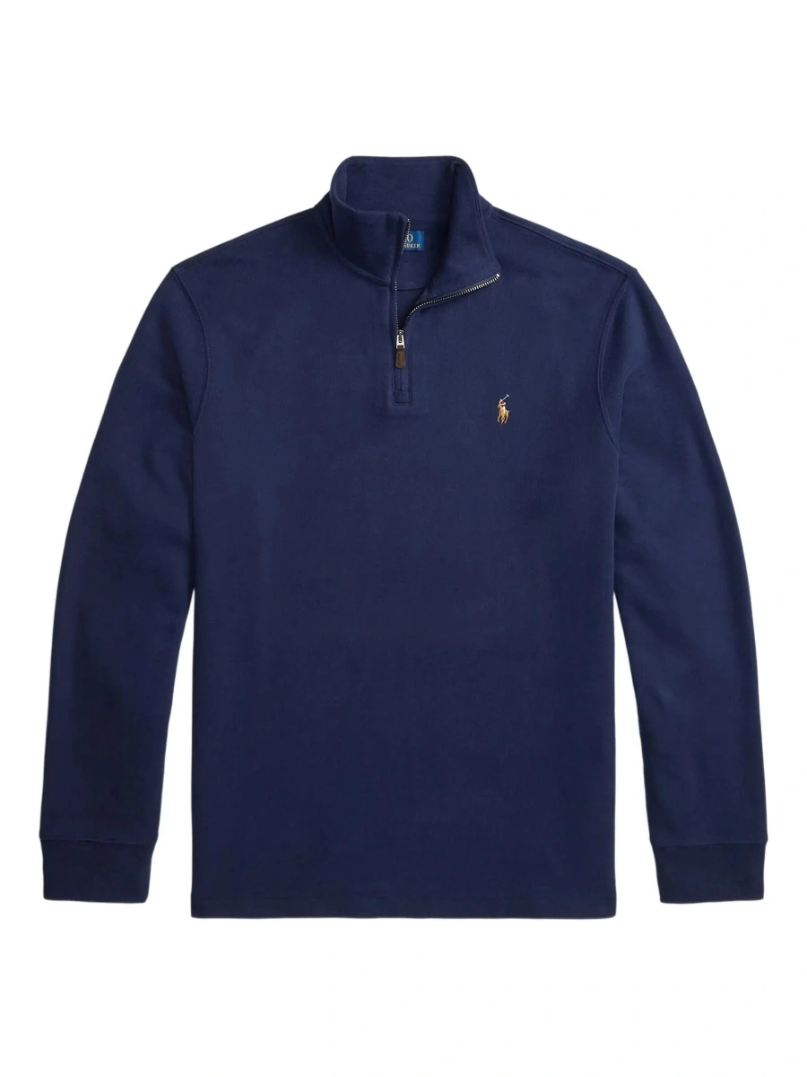 Hanorac Ralph Lauren albastru din bumbac - Img 7