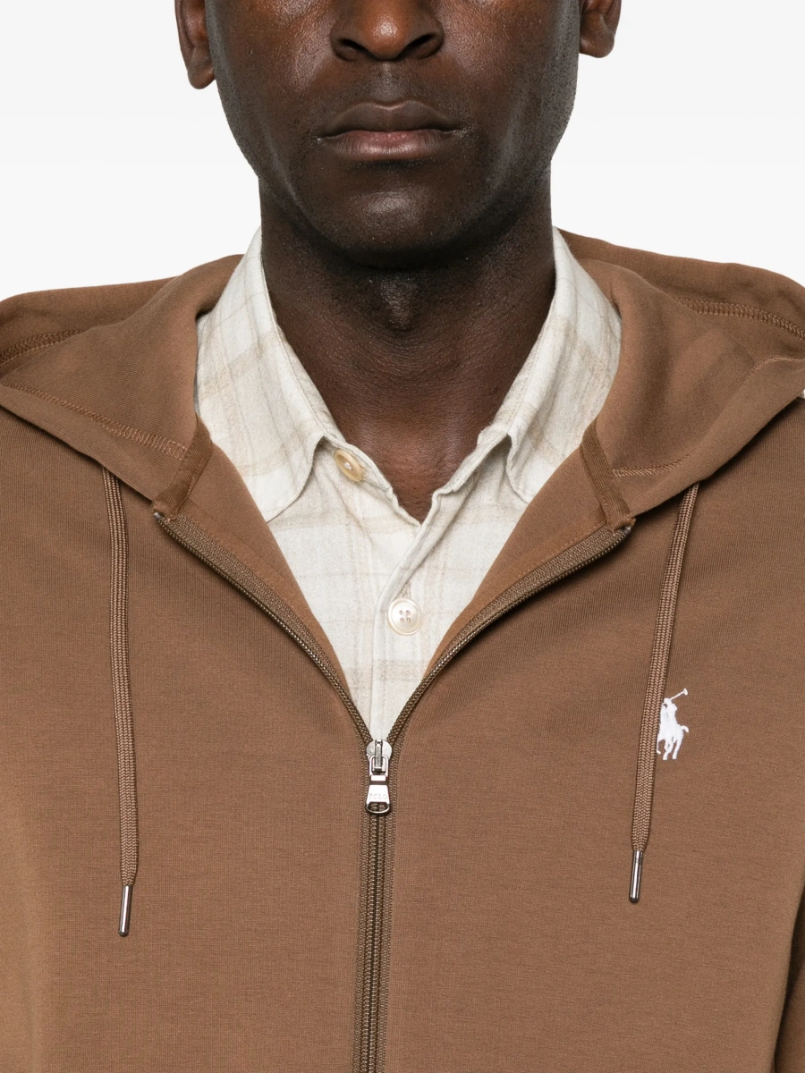 Hanorac Ralph Lauren maro din polyester si bumbac - Img 5