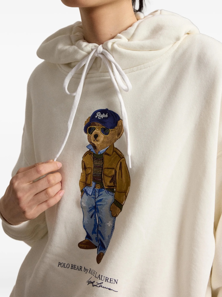 Hanorac Ralph Lauren POLO BEAR alb - Img 5