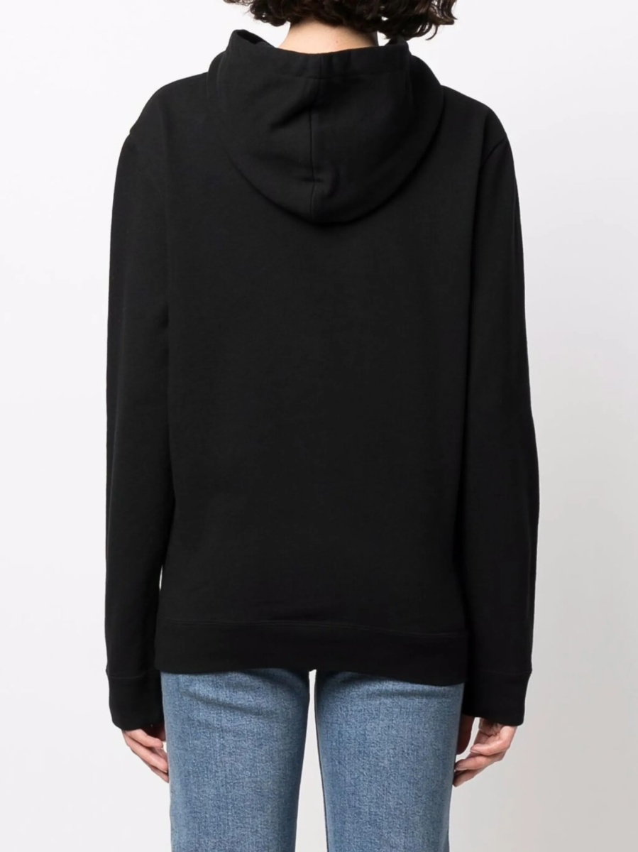 Hanorac Saint Laurent negru din bumbac - Img 4