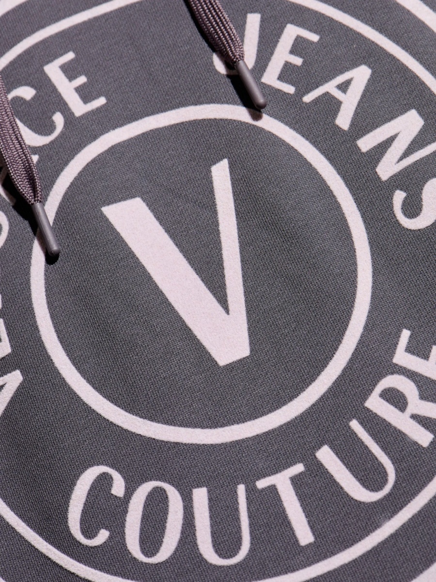 Hanorac Versace Jeans Couture gri - Img 5
