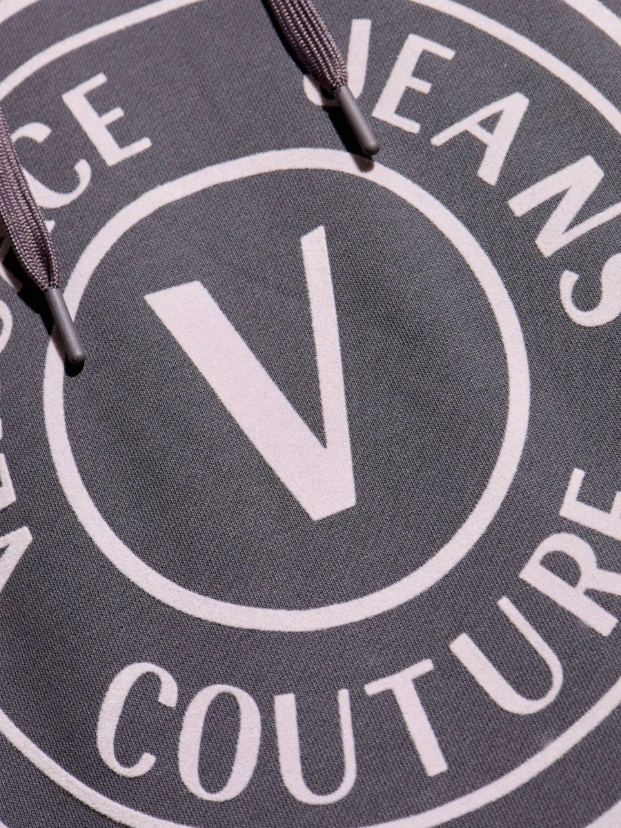 Hanorac Versace Jeans Couture gri - Img 5