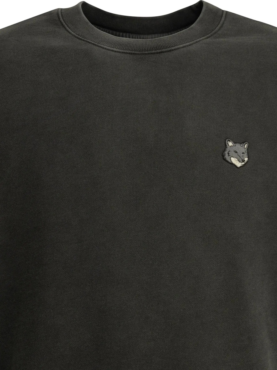 Hanorace MAISON KITSUNÉ "Fox Head Faded" Crew Neck Sweatshirt - Img 3