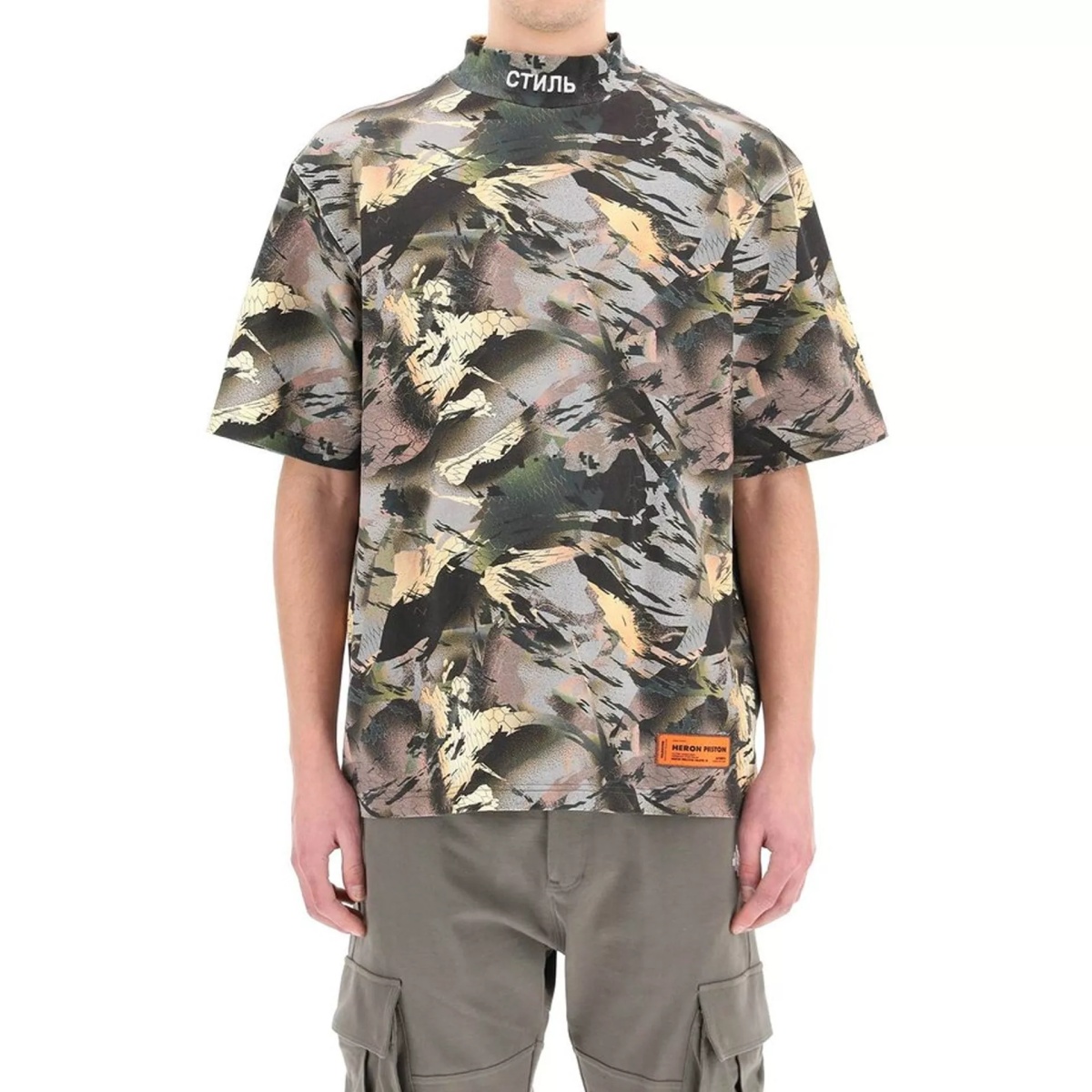 Heron Preston Camouflage Print T-shirt - Img 2