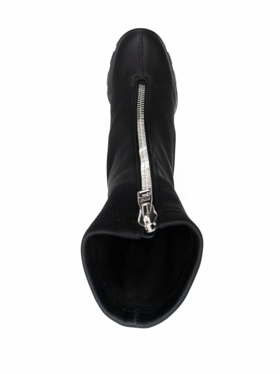 Incaltaminte Alexander McQueen neagra din material textil - Img 4