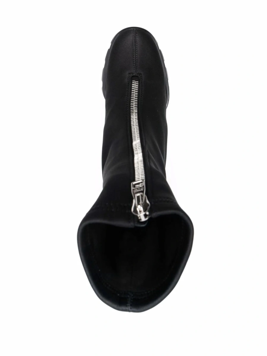 Incaltaminte Alexander McQueen neagra din material textil - Img 4