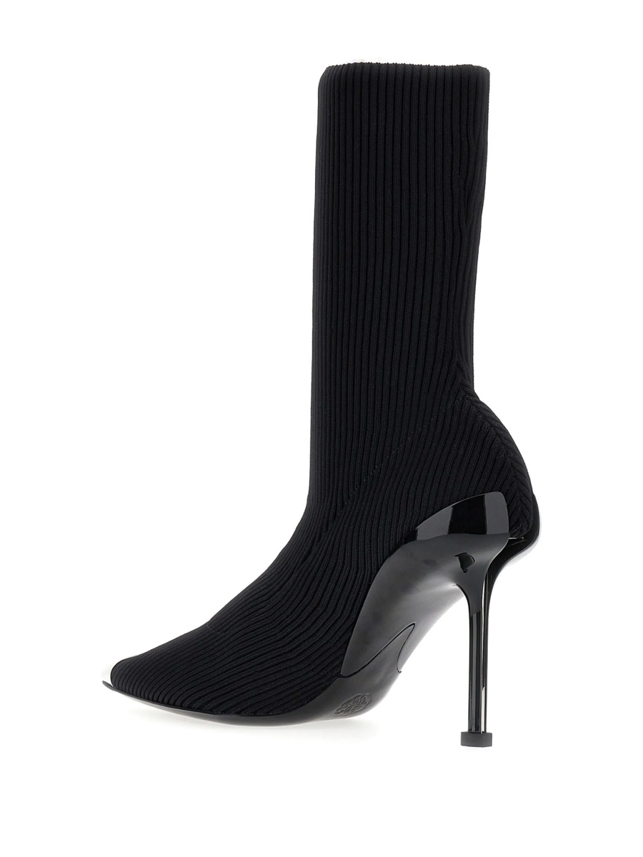 Incaltaminte Alexander McQueen Slash neagra din elastan si poliamida - Img 3