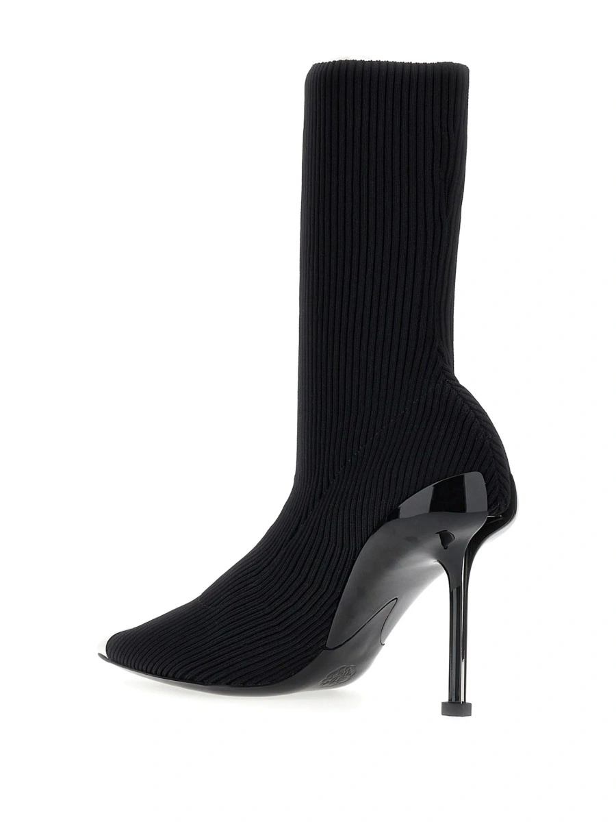 Incaltaminte Alexander McQueen Slash neagra din elastan si poliamida - Img 3