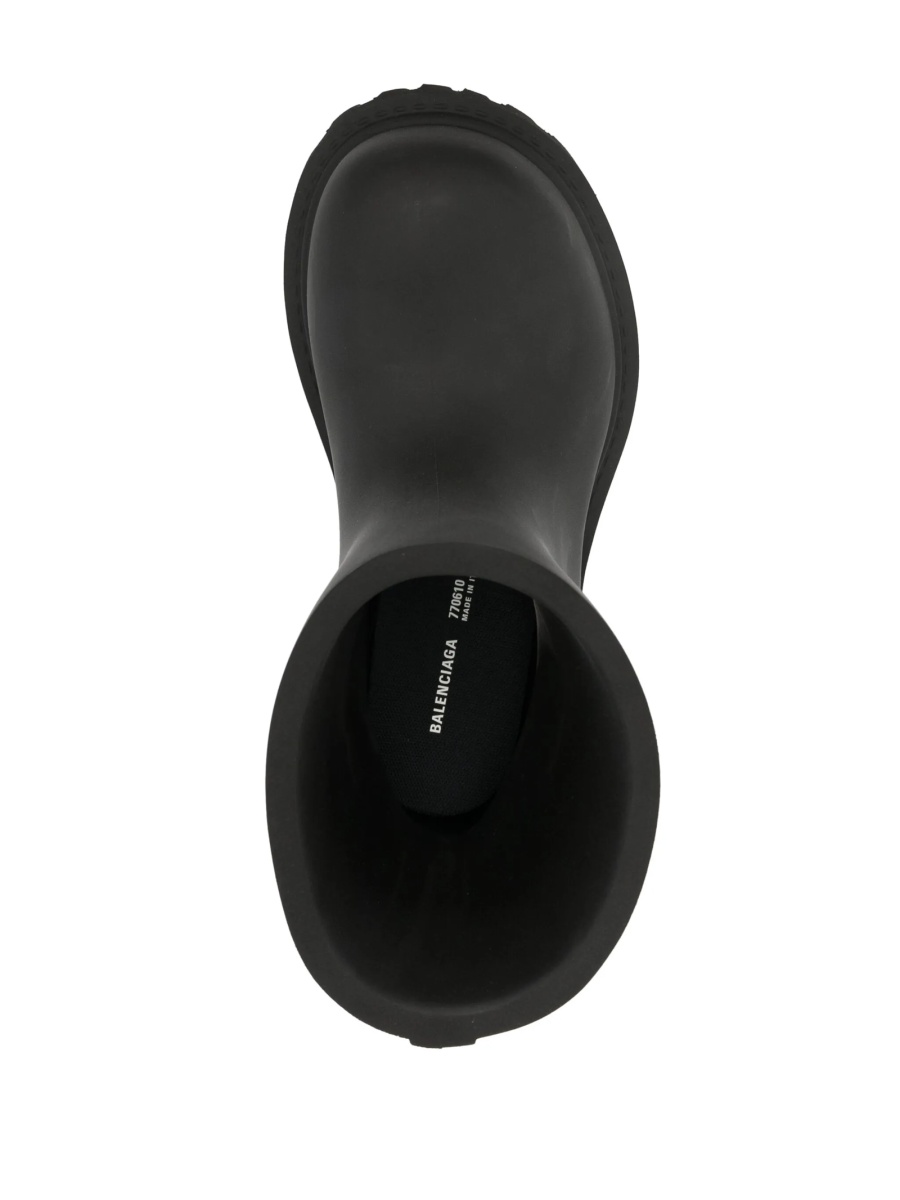 Incaltaminte Balenciaga neagra din cauciuc - Img 4