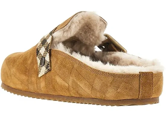 Incaltaminte Check suede leather 'Urchin' clogs - Img 3