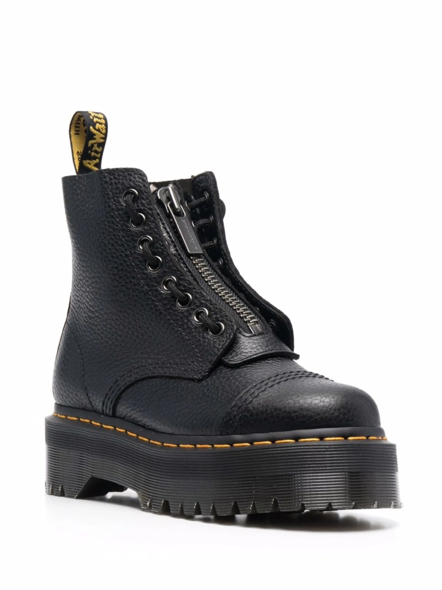 Incaltaminte Dr. Martens neagra din piele - Img 2
