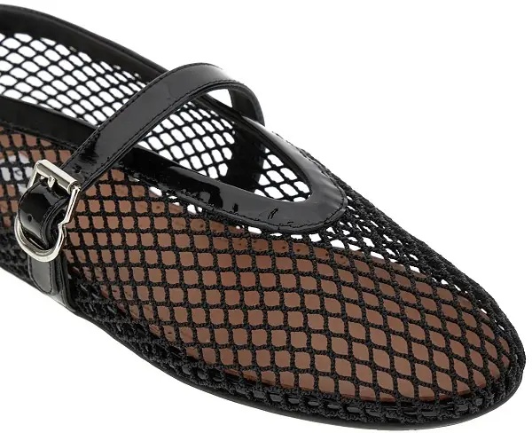 Incaltaminte Fishnet ballerina flats - Img 2