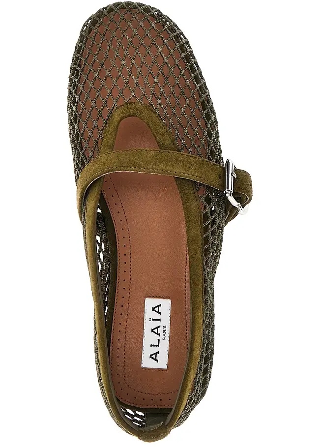 Incaltaminte Fishnet ballerina flats - Img 4