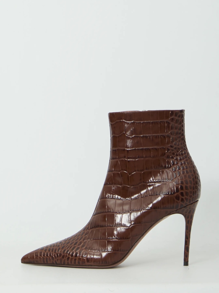 Incaltaminte Vera 85 Ankle Boots In Chocolate - Img 4