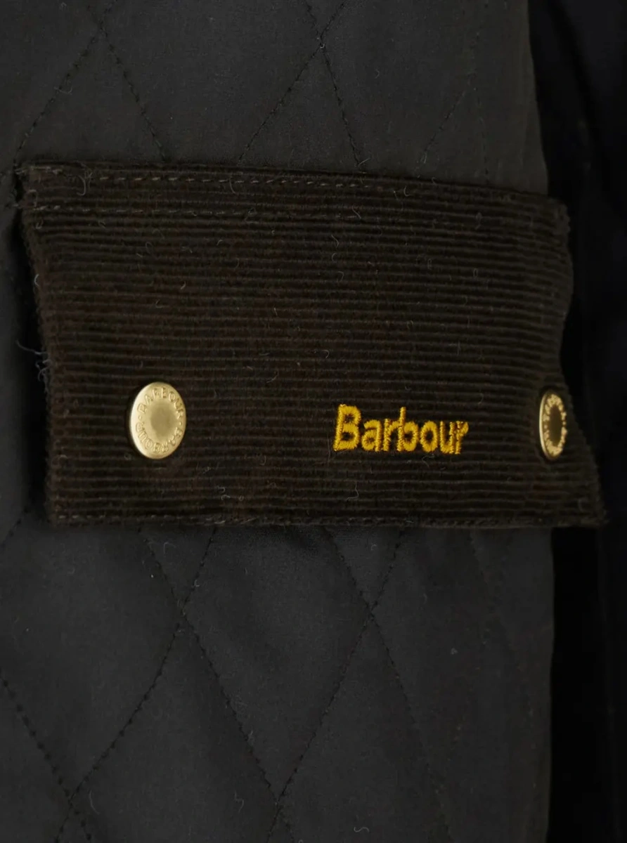 Jacheta Barbour verde din bumbac - Img 3