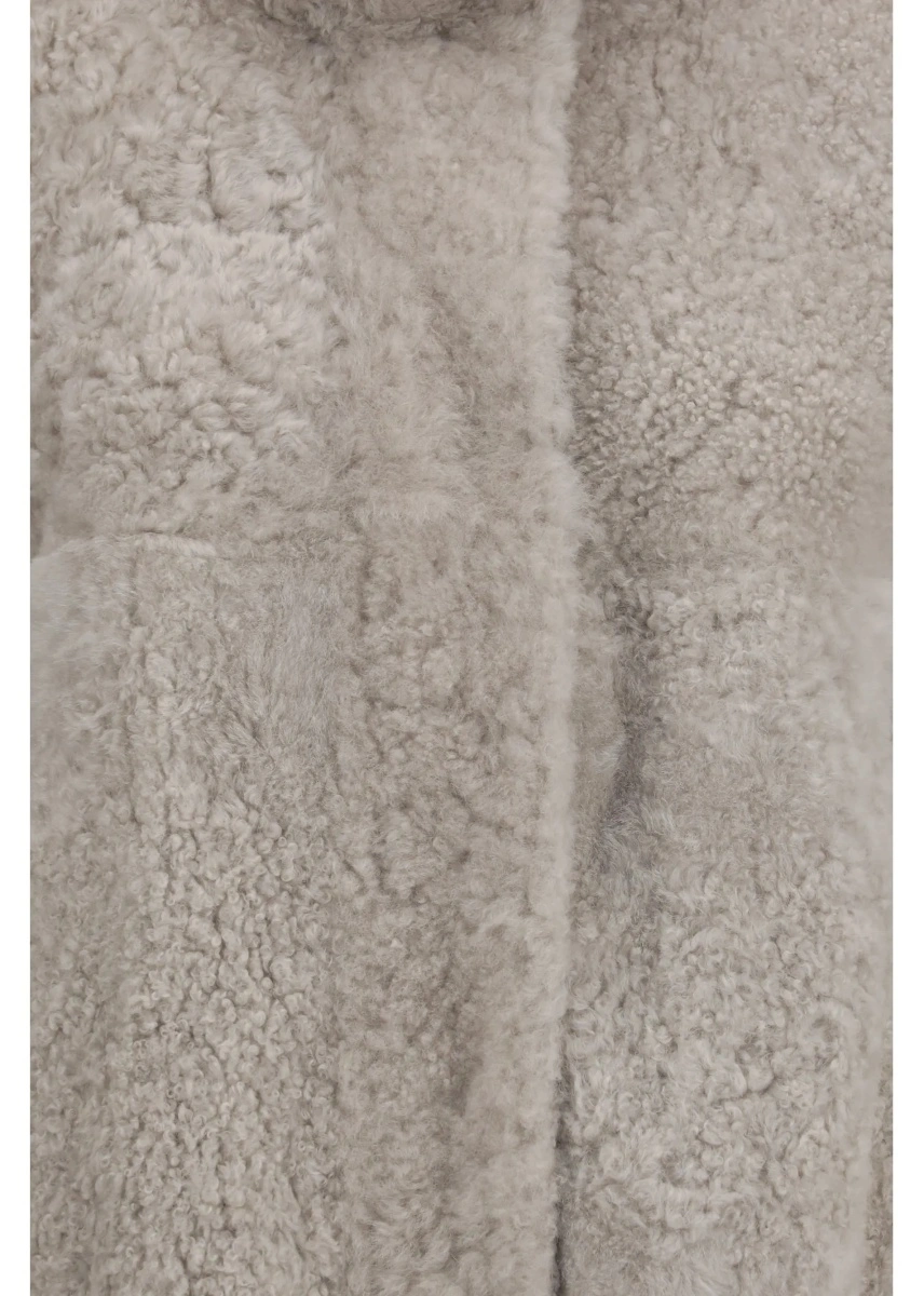 Jacheta Brunello Cucinelli din shearling - Img 3