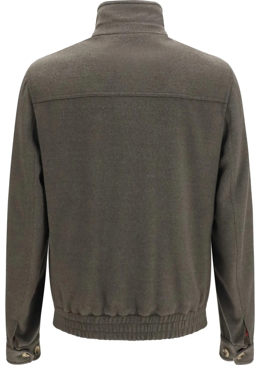 Jacheta Brunello Cucinelli multicolor din lana - Img 2