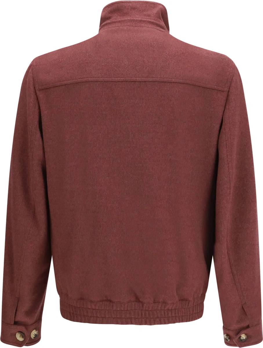 Jacheta Brunello Cucinelli multicolora din lana - Img 2