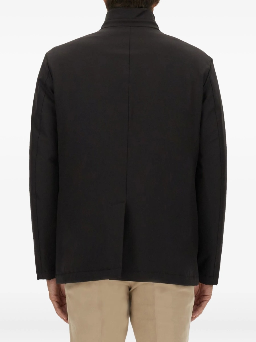 Jacheta camasa Fay neagra din material textil - Img 3