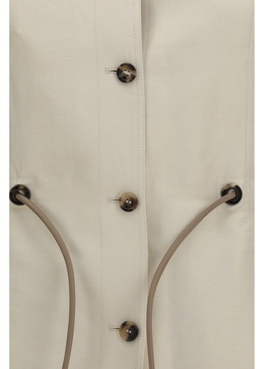 Jacheta Carezza Jacket in linen and silk blend - Img 3