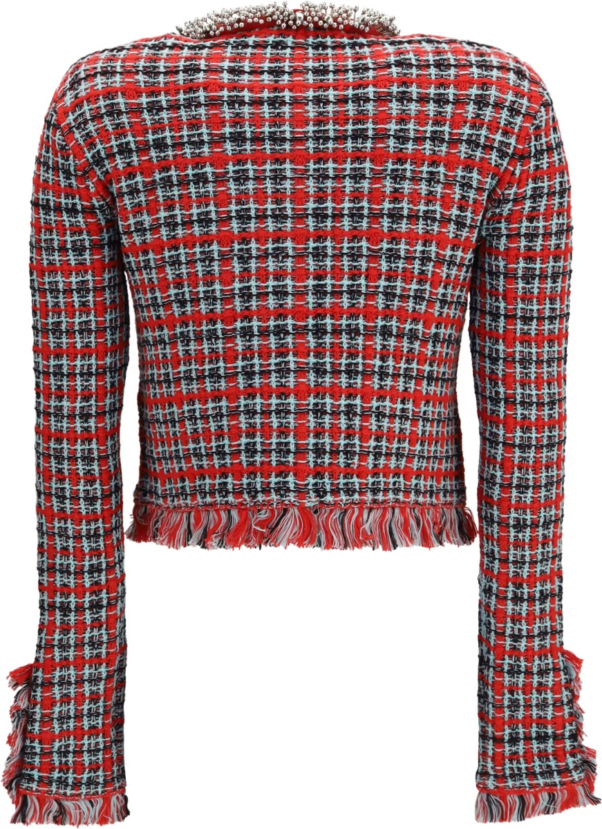 Jacheta Cotton and wool blend bouclé Jacket - Img 2