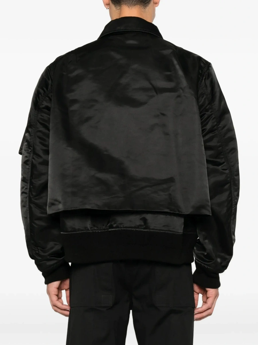 Jacheta Cotton chino and nylon twill double Jacket - Img 7