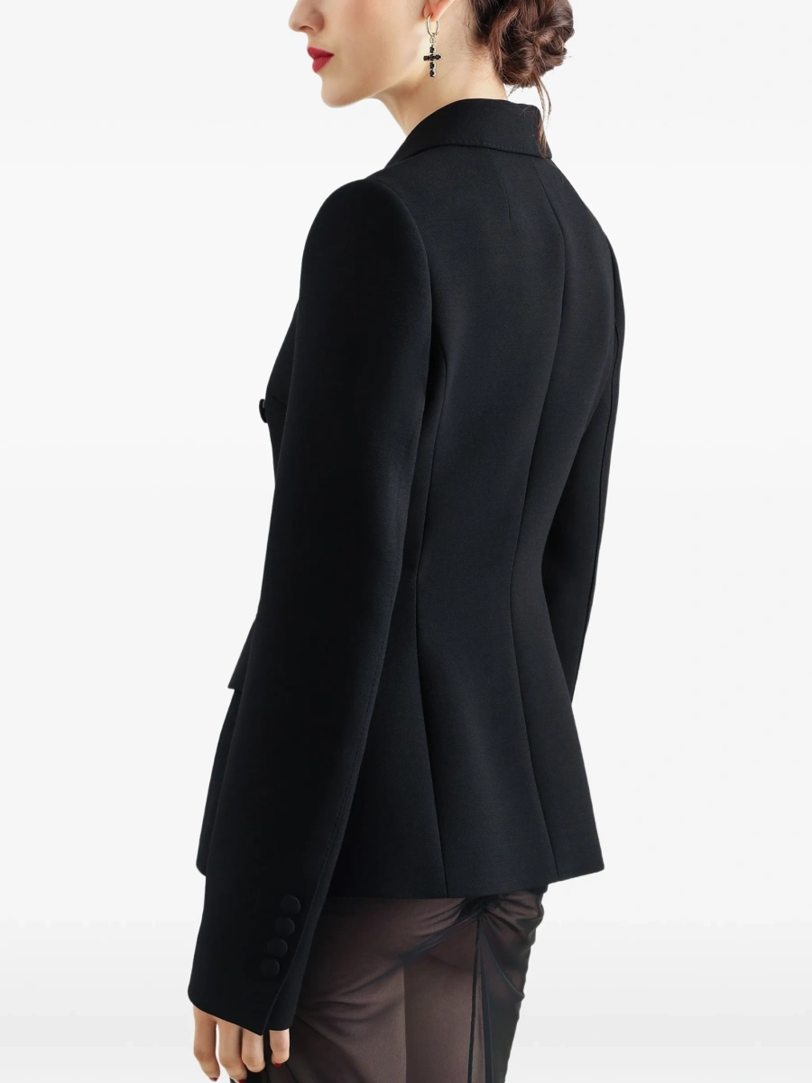 Jacheta Dolce &amp; Gabbana neagra din lana - Img 5