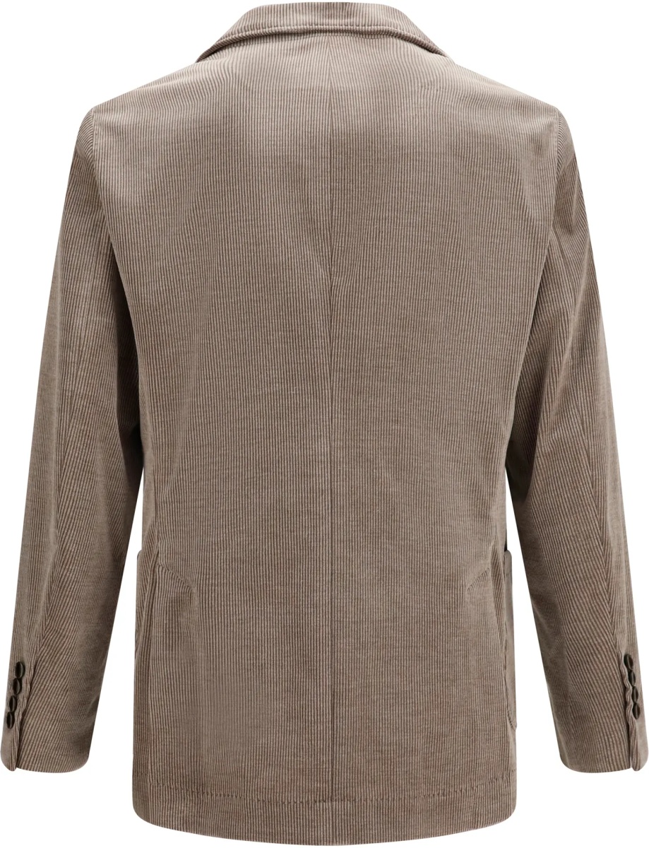 Jacheta Double-breasted corduroy Jacket - Img 2