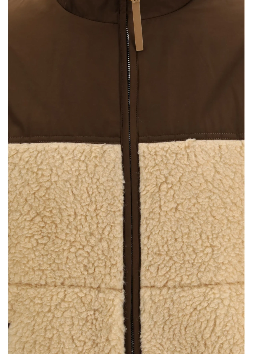 Jacheta Fleece Jacket with nylon details - Img 3