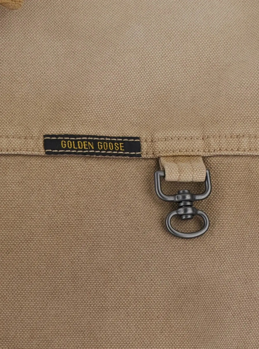 Jacheta Golden Goose bej din bumbac - Img 3