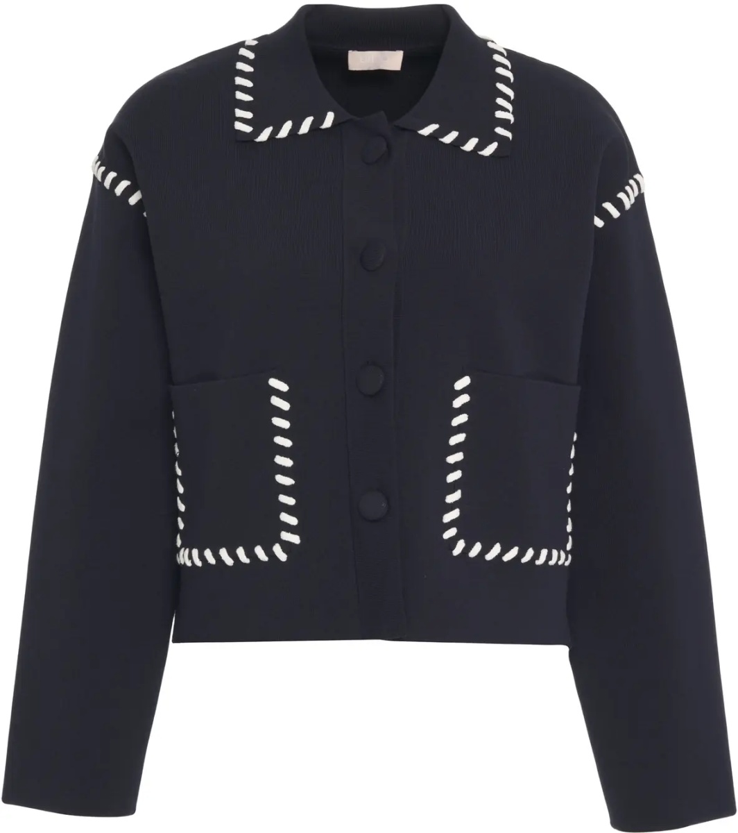 Jacheta Jacket with decorative stitching - Img 2
