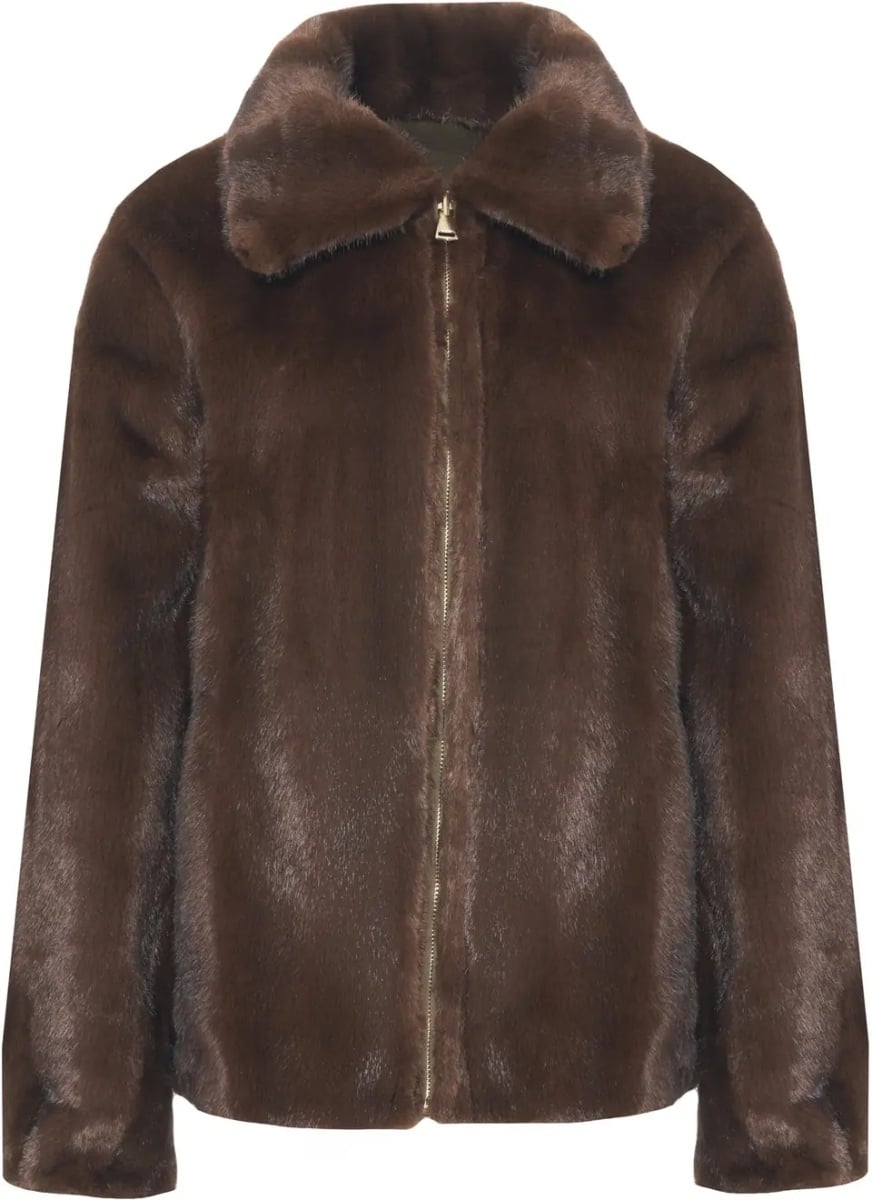 Jacheta Jacket with faux fur collar - Img 4