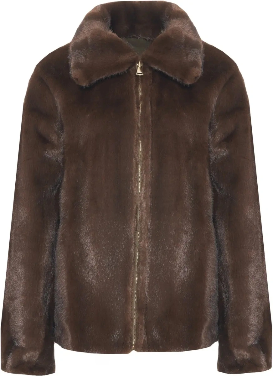 Jacheta Jacket with faux fur collar - Img 4